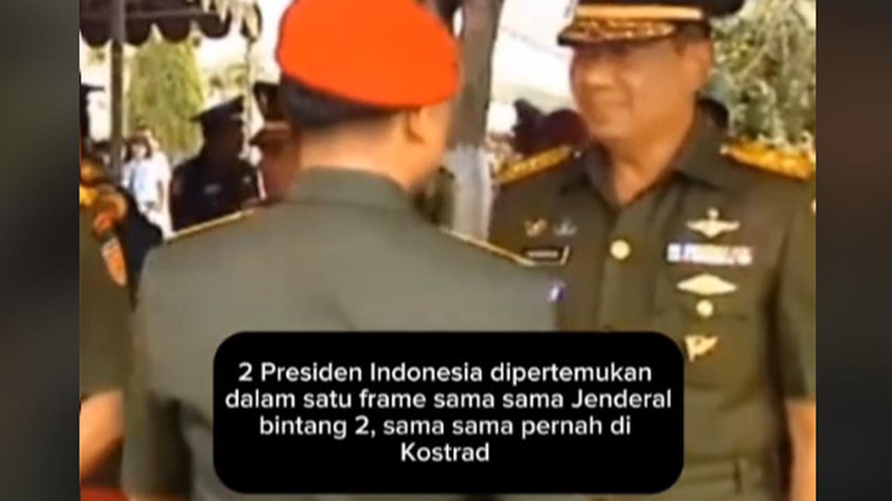 Momen Lawas Prabowo & SBY Ngobrol Serius, Sama-Sama Berseragam Jenderal TNI Bintang 2 & Pegang Tongkat Komando