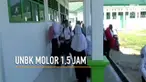 UNBK di Polewali Mandar, Sulbar harus molor hingga 1,5 jam karena kerusakan server. Akibatnya peserta dan panitia UNBK panik.