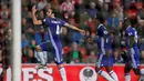 Pemain Chelsea, Cesc Fabregas, mencetak gol tunggal kemenangan ke gawang Sunderland dalam laga pekan ke-16 Premier League 2016-2017 di Stadium of Lights, Rabu (14/12/2016) waktu setempat. (Action Images via Reuters/Lee Smith)
