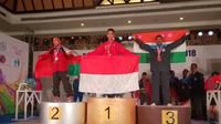 Atlet angkat berat Indonesia berjaya di kejuaraan angkat berat Asia di India (istimewa)