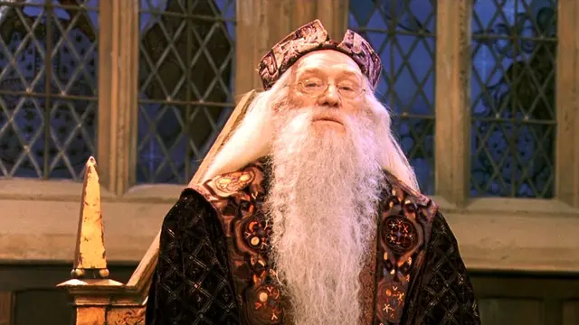 Richard Harris dalam Harry Potter and the Sorcerer's Stone