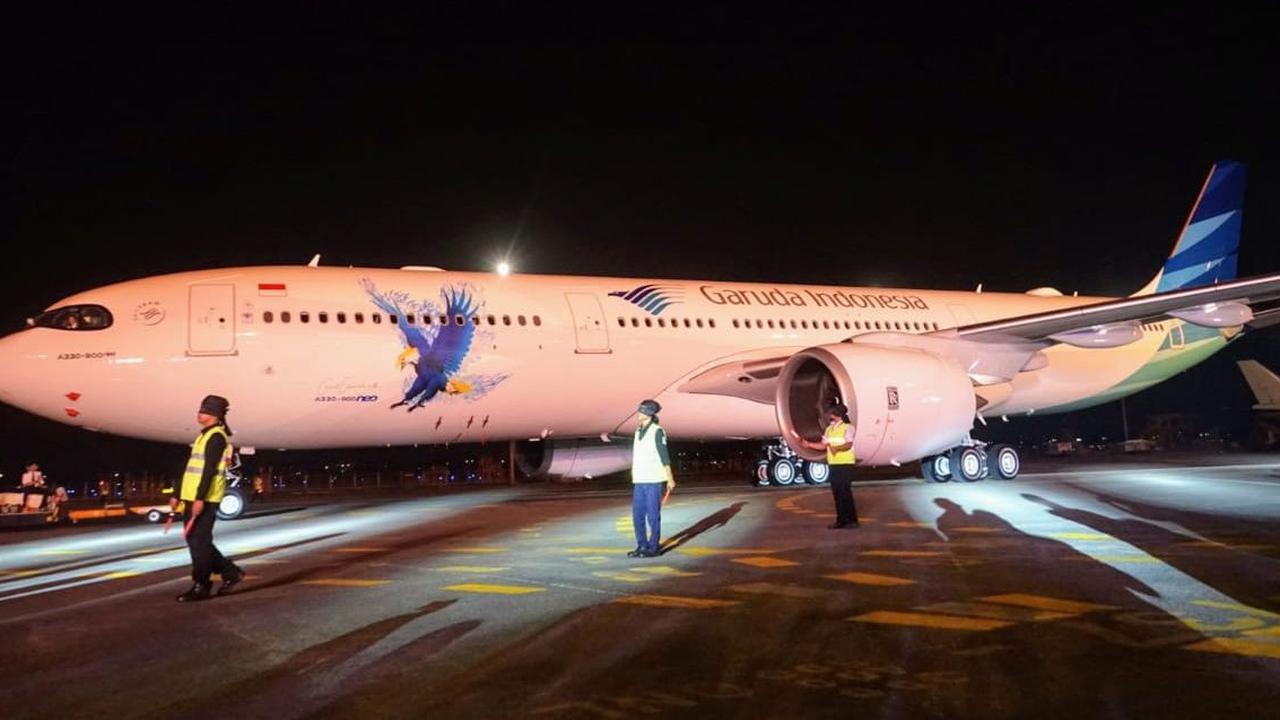 Garuda Indonesia kedatangan armada A330-900 Neo.