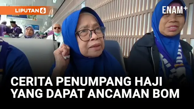 VIDEO: Ada Ancaman Bom, Penumpang Pesawat Haji Anggap Ujian Setelah Berhaji