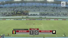 Dua tim asal Kalimantan berduel seru dalam memperebutkan tempat di delapan besar Piala Presiden 2018. Barito Putera harus bertekuk lutut oleh Mitra Kukar satu gol tanpa balas.
