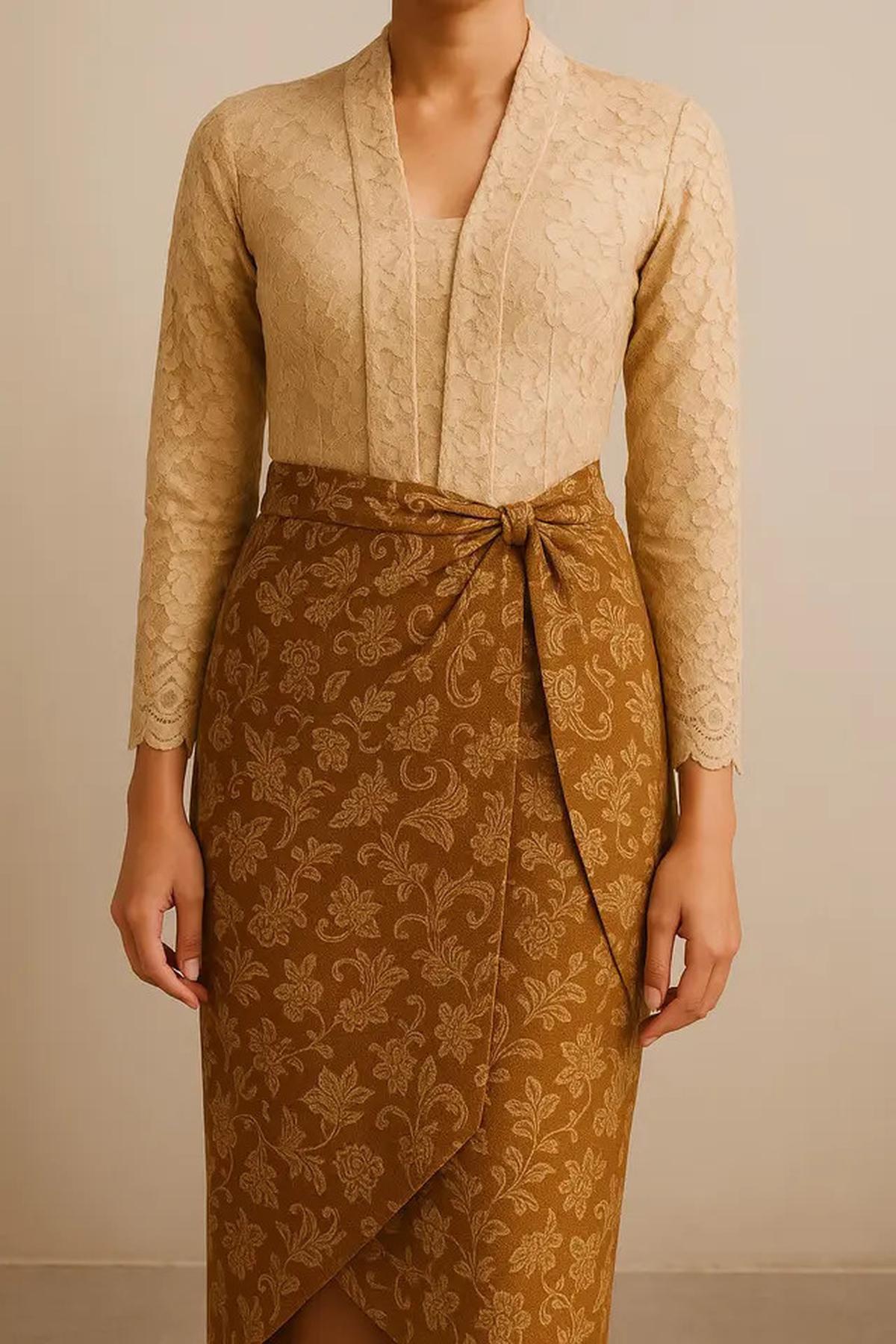 7 Model Bawahan Kebaya Brokat yang Timeless, Cocok Dipakai Seumur Hidup