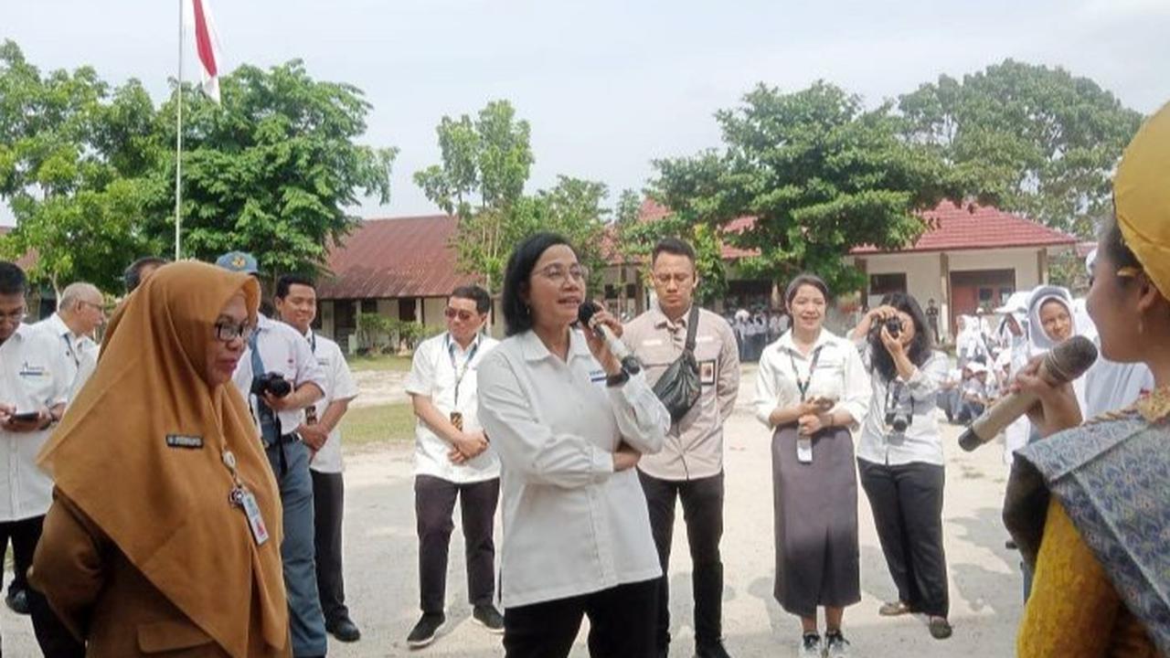 Sri Mulyani Motivasi Pelajar SMA di Tanjung Pandan: Tekun Kerja Keras dan Menjaga Kejujuran