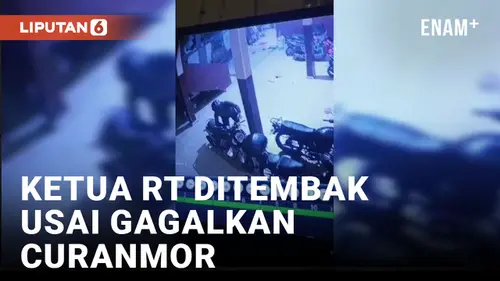 VIDEO: Gagalkan Aksi Curanmor, Ketua RT di Cilincing Ditembak
