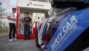 Pertamina Patra Niaga Siapkan SPBU Modular, Safety Car MotoGP Mandalika 2026 Pakai Pertamax Turbo