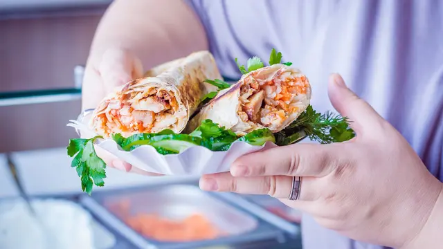 Ilustrasi Shawarma