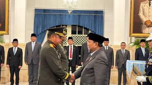 Prabowo Lantik Jenderal Maruli Simanjuntak Jadi Wakil Panglima TNI