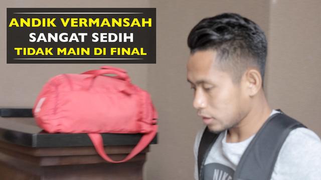 Video komentar Andik Vermansah sebelum bertolak ke bandara menuju Bangkok, Thailand, pada leg II Final Piala AFF 2016.