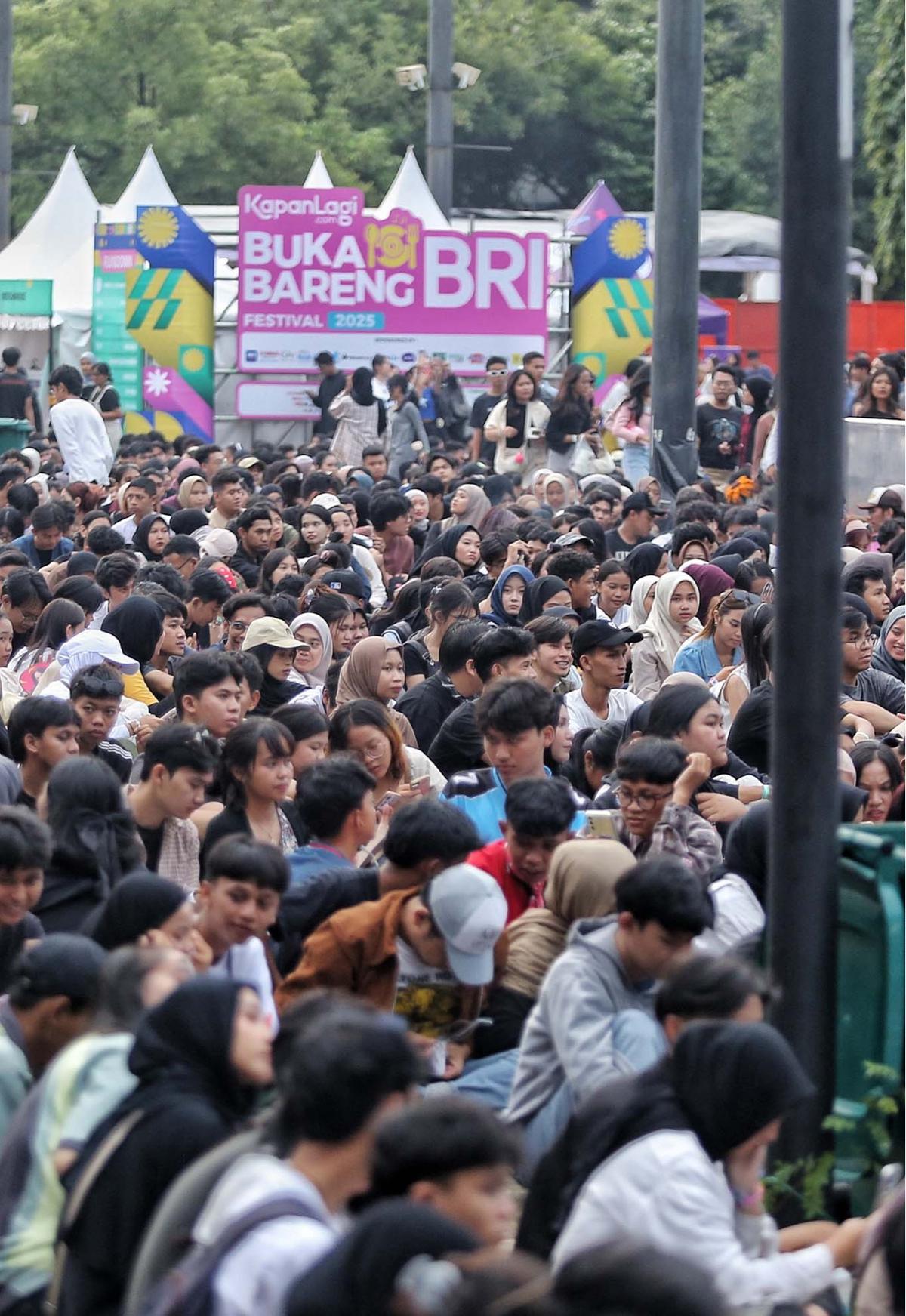 FOTO: Keseruan Jelang Buka Puasa KapanLagi Buka Bareng BRI Festival 2025