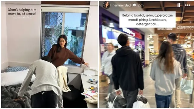 6 Momen Nana Mirdad Antar Anak Kuliah di Australia,