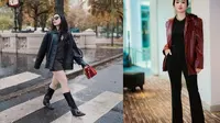 Bisa Jadi Inspirasi! Intip Outfit Febby Rastanty Pakai Leather Jaket yang Bisa Dikenakan Untuk Ngoser hingga Liburan,