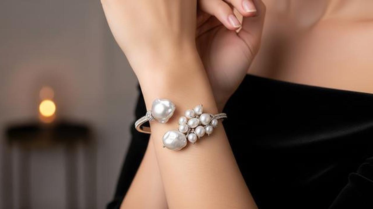 8 Model Gelang Mutiara Modern Baroque untuk Pesta, Sederhana Tapi Mewah