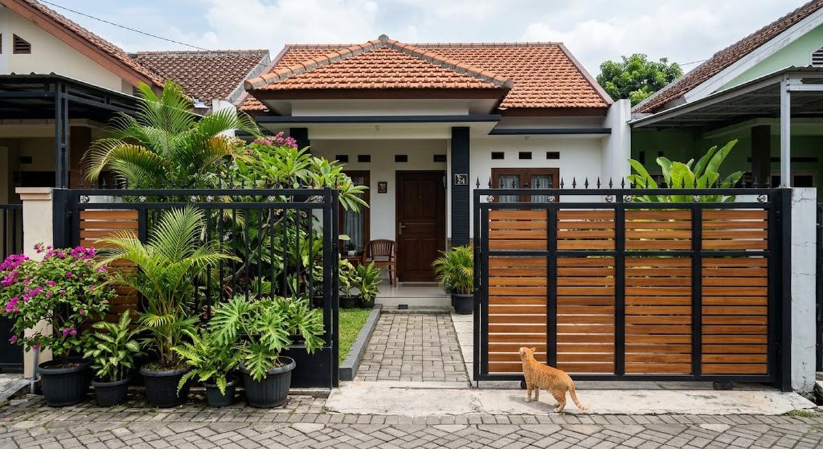 9 Pagar Rumah Ini Bikin Kucing Sulit Masuk Tanpa Merusak Tampilan, Tetap Rapi dan Modern