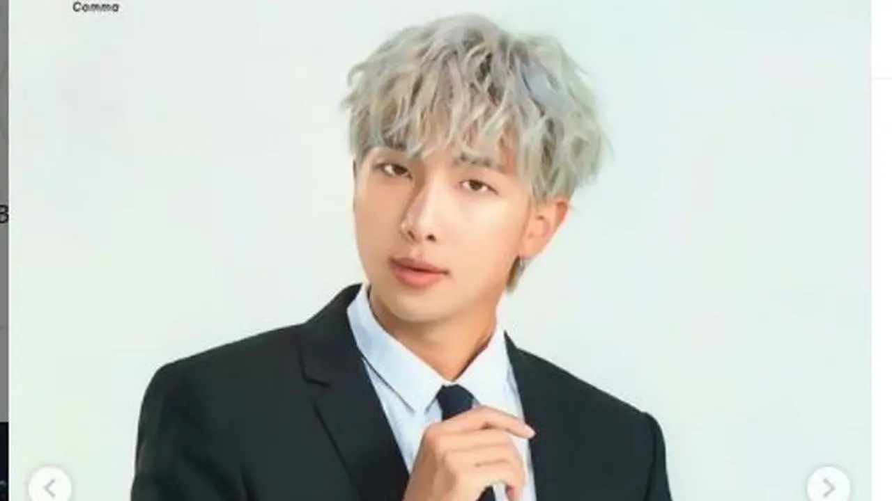 Rambut RM BTS  Pernah Harus Bleaching 8 Kali demi Jadi Pirang