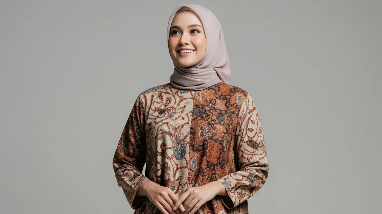 Atasan Batik Bawahan Rok yang Kekinian