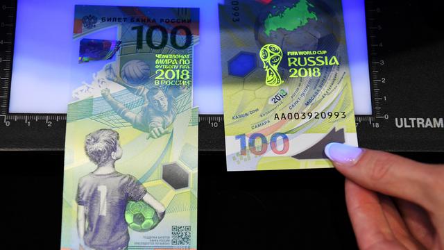 Rusia Terbitkan Uang Kertas Piala Dunia 2018