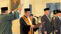Di Hadapan Prabowo, Dwiarso Ucapkan Sumpah Jadi Wakil Ketua MA Bidang Non Yudisial