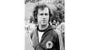 Portrait legenda Jerman Franz Beckenbauer  yang pernah meraih Ballon d'Or sebanyak dua kali yaitu pada tahun 1972 dan 1976. (AFP Photo/STAFF)