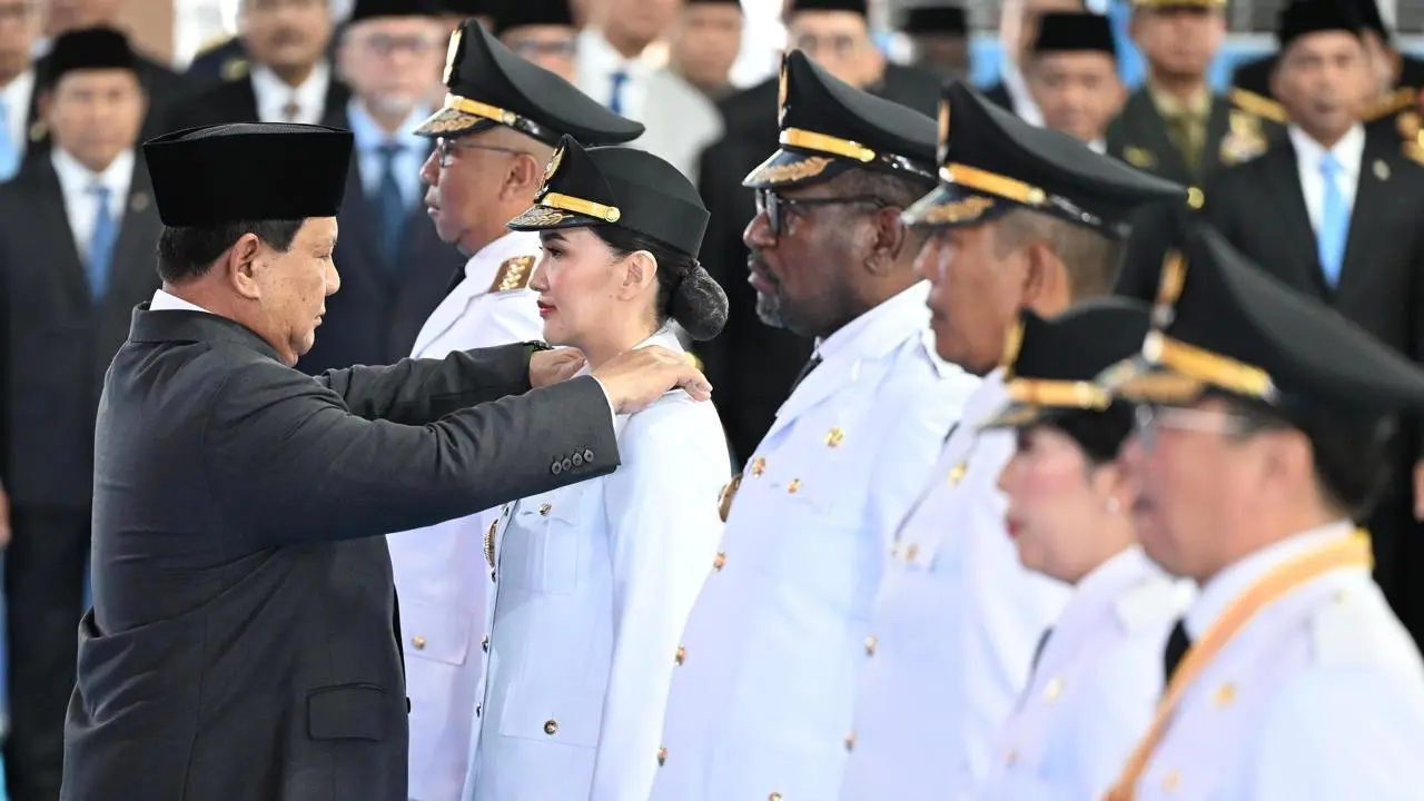 Pelantikan Serentak Kepala Daerah oleh Presiden Prabowo Subianto. (Dok. Sekretariat Presiden)