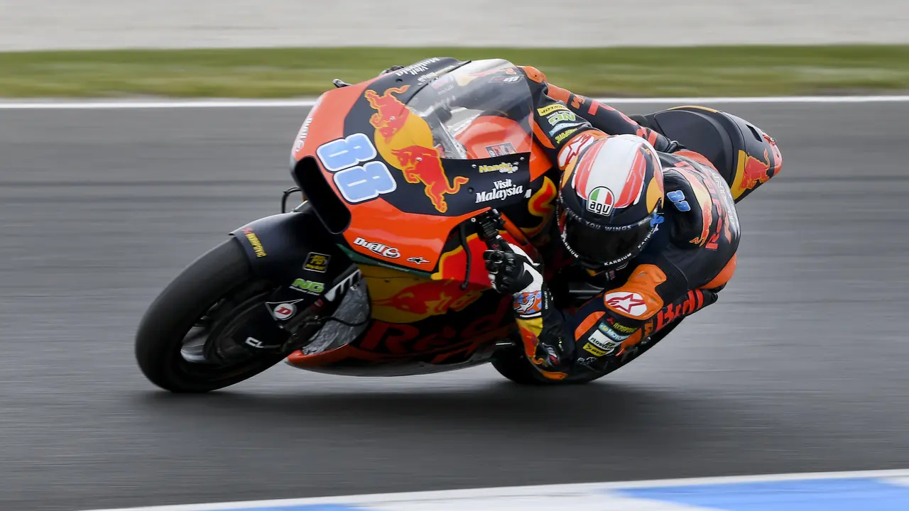 Pembalap Red Bull KTM Ajo, Jorge Martin.