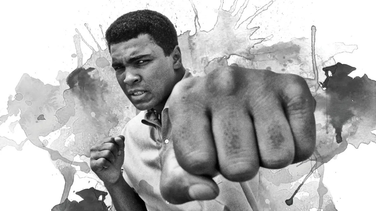 infografis Perjalanan karier muhammad ali - banner