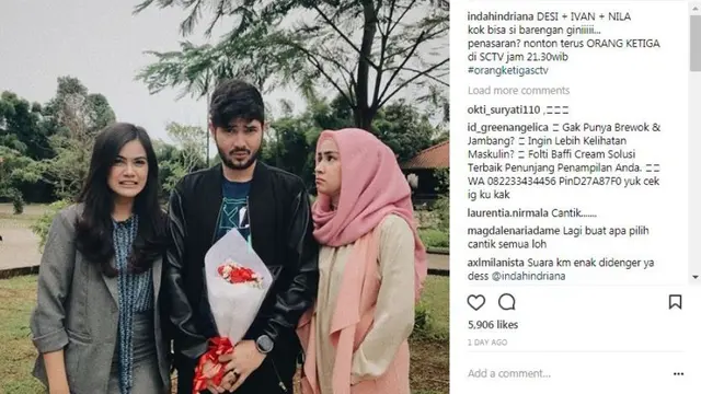 Aryani Fitriana ikut main di sinetron terbaru SCTV yang tengah mencuri perhatian, Orang Ketiga.