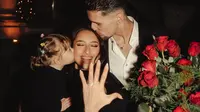 7 Potret Detik-detik Jennifer Coppen Dilamar Justin Hubner, Kamari Ikut Dapat Cincin