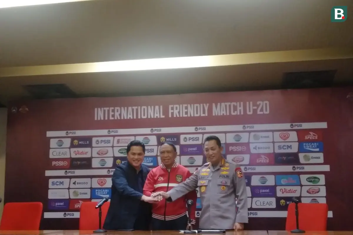 Erick Thohir, Zainudin Amali, dan Listyo Sigit