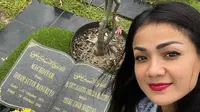 Nirina Zubir Kunjungi Makam Orangtua Jelang Sidang Kasus Mafia Tanah