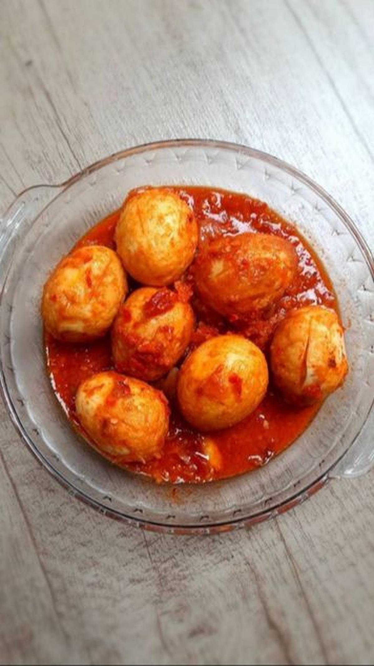 5. Resep Menu Diet Puasa Ramadhan: Telur Balado<br>