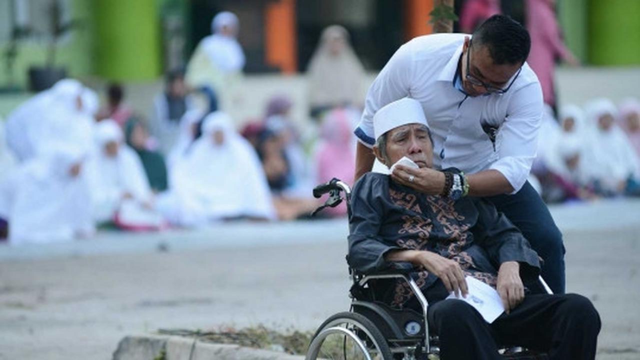 Jemaah Muhammadiyah salat Idul Adha di Ciputat