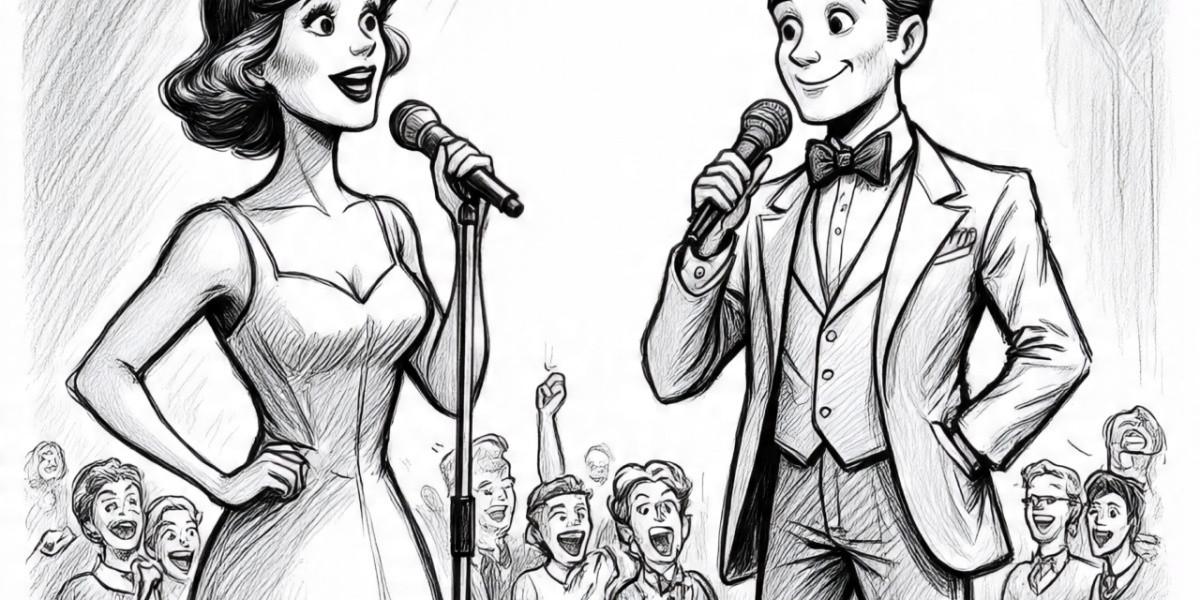 Ilustrasi Lomba Karaoke Duet Lagu Jadul