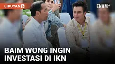 Datangi IKN, Baim Wong Akui Ingin Berinvestasi