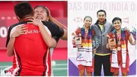 Potret Greysia Polii dan Apriyani Rahayu Bareng Pelatih. (Sumber: Instagram.com/greyspolii dan Instagram.com/r.apriyanig)