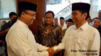 Anies Baswedan dan Jokowi