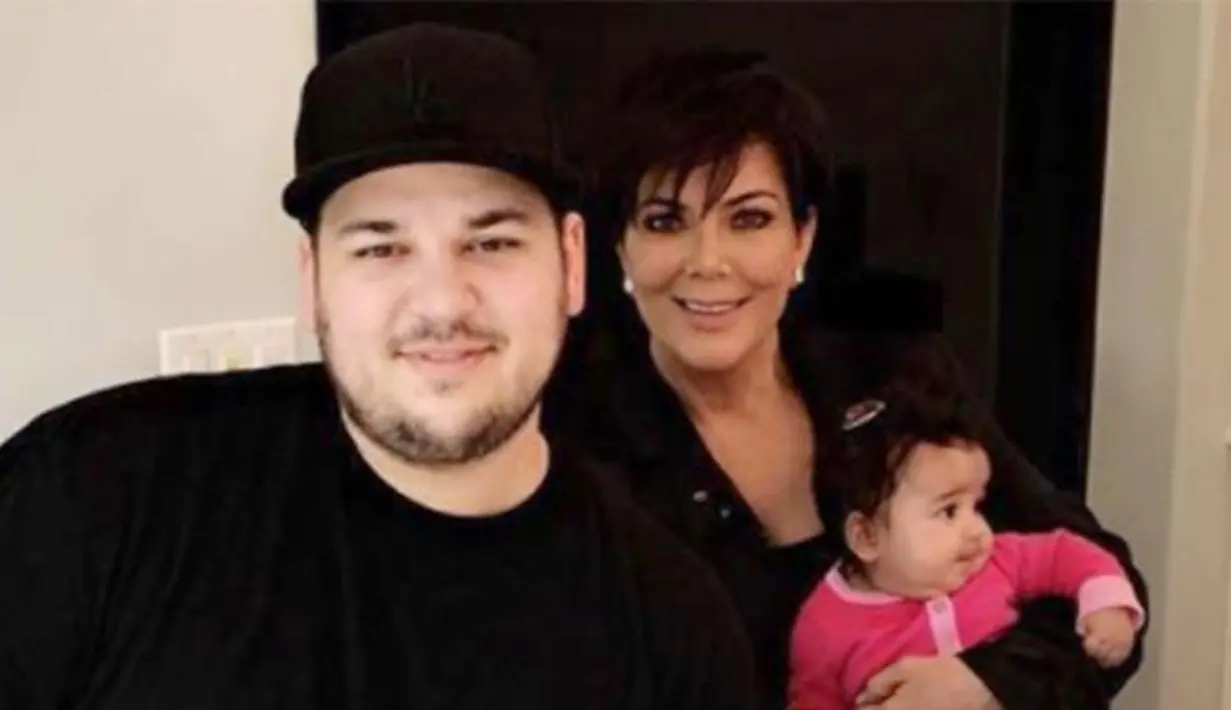 Rob Kardashian sendiri beberapa kali mengunggah foto-foto anaknya, Dream. (NY Daily News)
