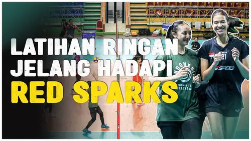 VIDEO: Jelang Hadapi Red Sparks, Indonesia All Star Gelar Latihan Ringan di GOR Bulungan