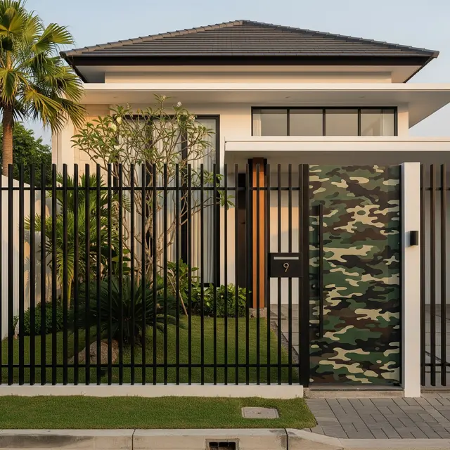 9 Model Pagar Minimalis dengan Pintu Tersembunyi, Aman dan Elegan