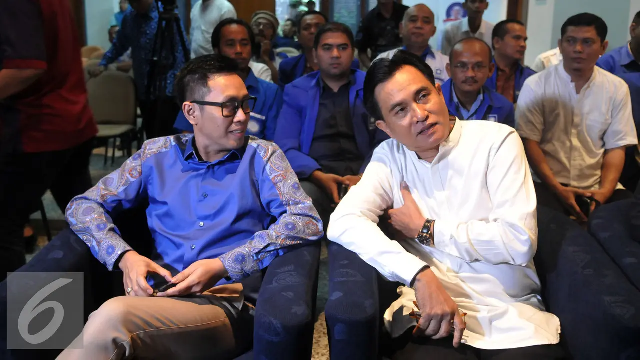 20160617- Yusril Paparkan Visi Misi di DPP PAN-Jakarta- Johan Tallo