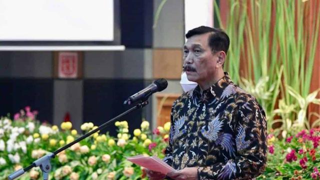Menteri Koordinator Bidang Kemaritiman dan Investasi (Menko Marves) Luhut Binsar Pandjaitan
