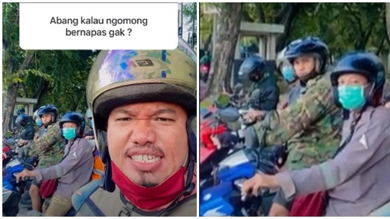 Viral Pria Jawab Pertanyaan TikTok di Lampu Merah, Teriak Bikin Terkejut Pengguna Jalan