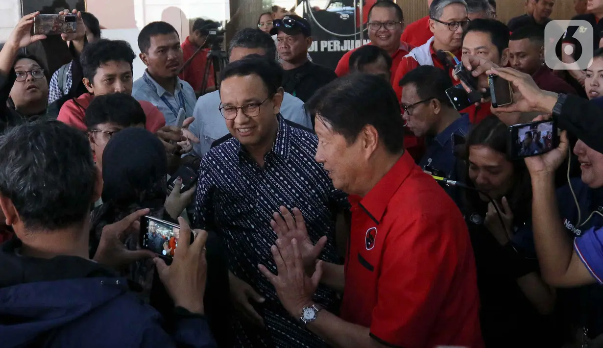 Anies tak menjelaskan secara eksplisit apakah pertemuan itu berkenaan dengan Pilkada 2024. (Liputan6.com/Herman Zakharia)