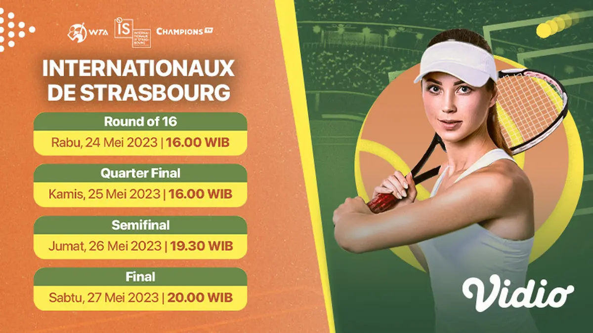 Berita WTA 250 Internationaux de Strasbourg France Open 2023 Hari Ini