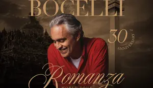 Andrea Bocelli Akan Gelar Konser di Jakarta dan Borobudur, Satu-satunya di Asia Sepanjang 2026