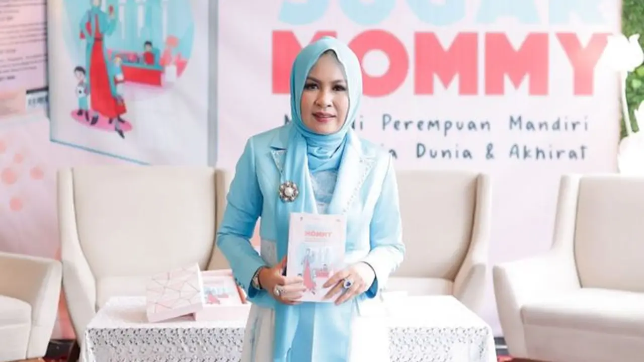 Jes Tanjung saat peluncuran bukunya Sugar Mommy