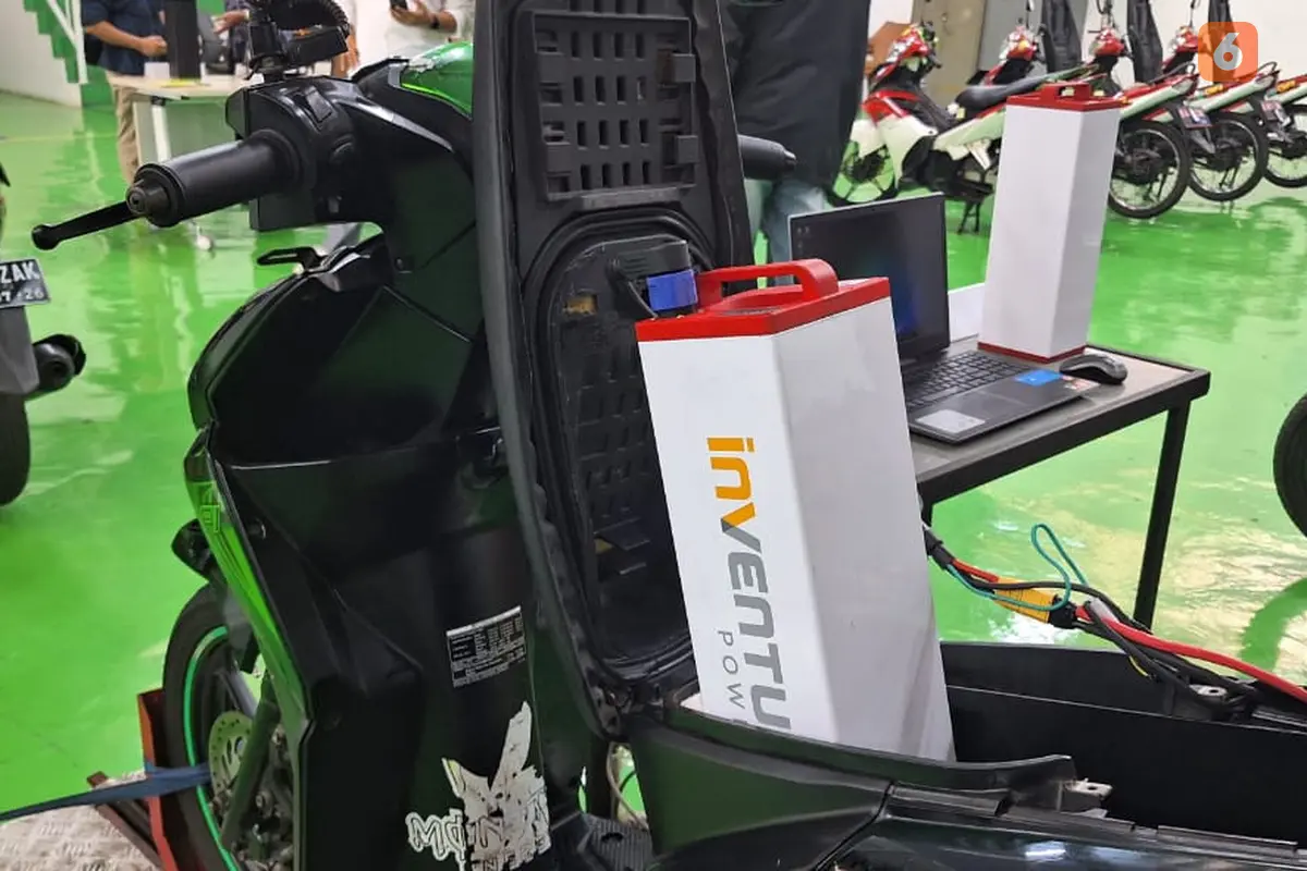 Berbeda dengan Konvensional, Konversi Motor Listrik Bakal Dorong Industri Lokal (Arief/Liputan6.com)
