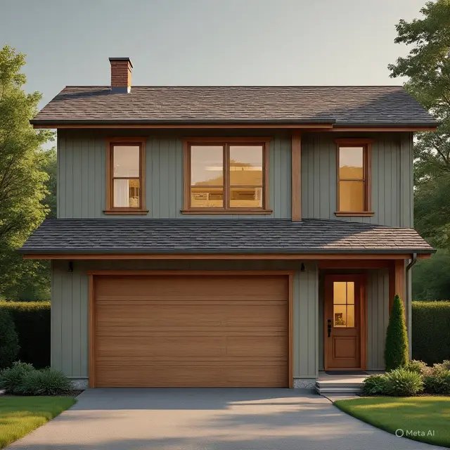 Desain Rumah 8x8 Sederhana 3 Kamar Ada Garasi